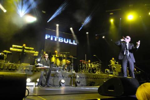 Pitbull in San Diego  Pro Systems audio lighting video