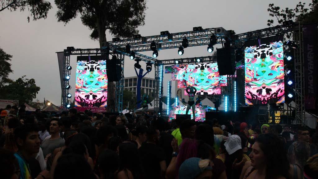 Hip hop stage pride 2019 audio visuals provided by pro systems av 2019